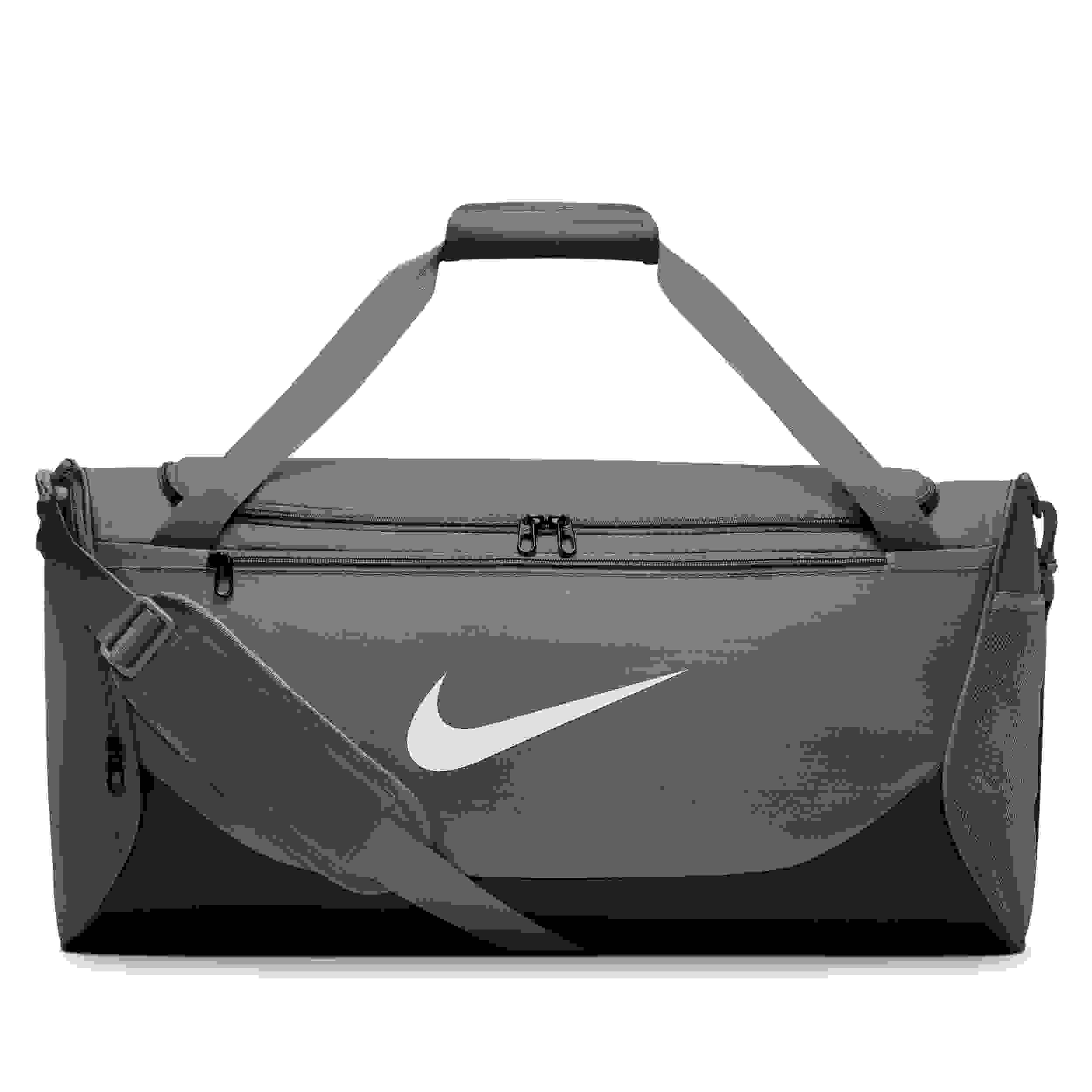 Nike Brasilia Medium Training Smoke Grey/Black/White Duffel Bag